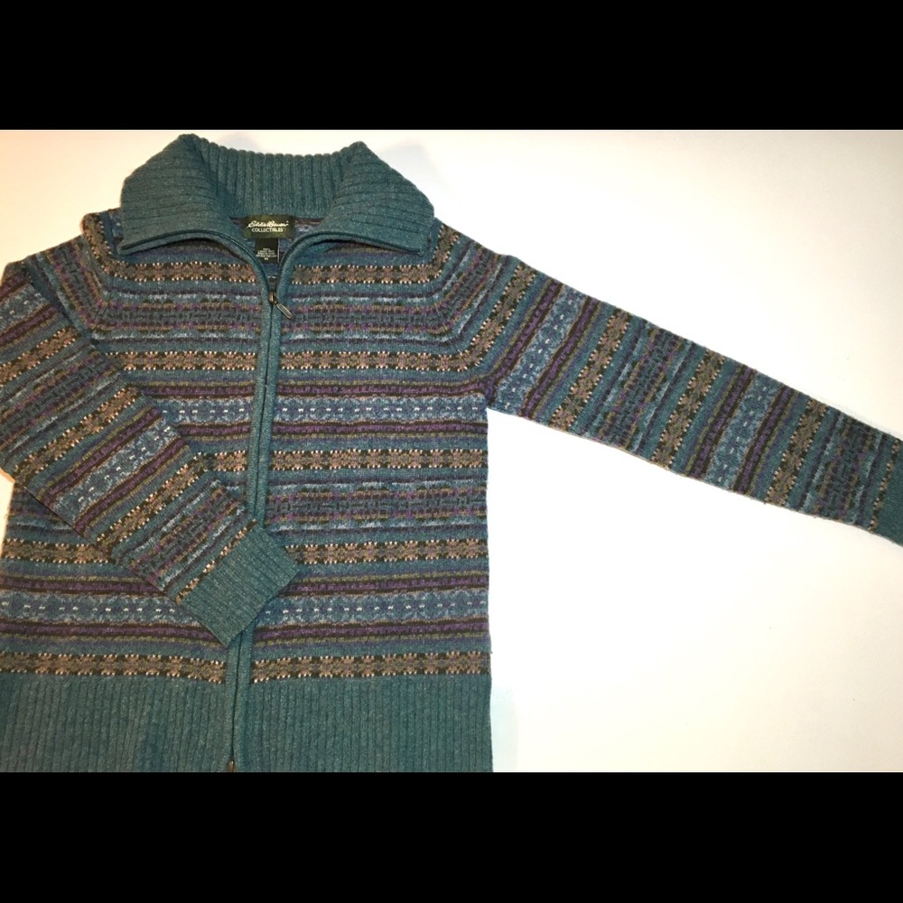 Eddie Bauer Women’s Lamb Wool Sweater SZ M